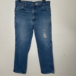 WRANGLER JEANS 100% COTTON STRAIGHT FIT DENIM JEANS 36x29